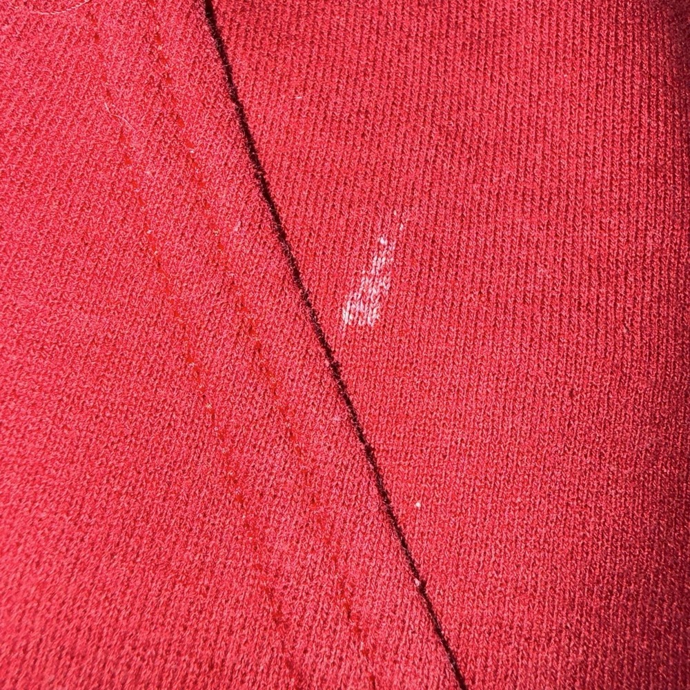 Vintage Russell Athletic Hoodie Youth XL Red Full Zip Fleece FS Logo Made USA - Picture 5 of 13